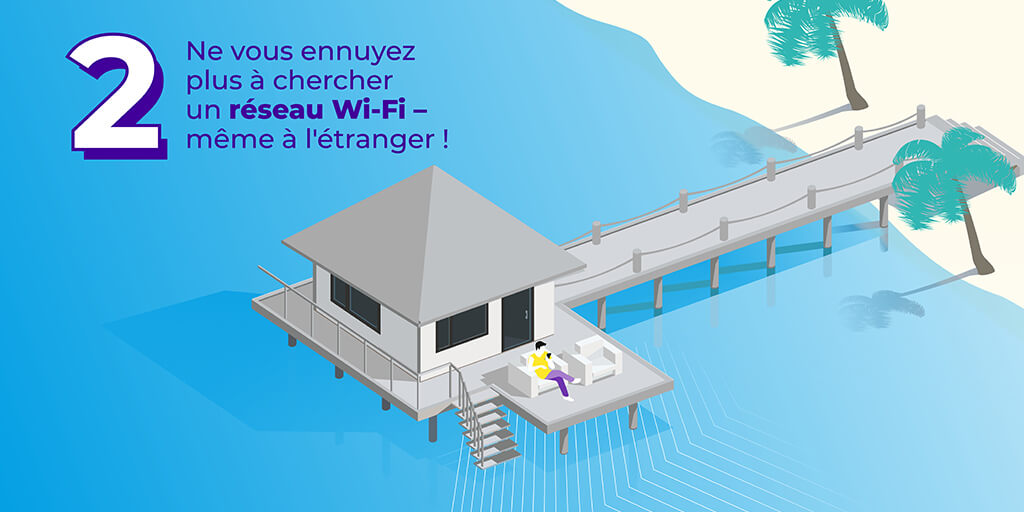 Ne vous ennuyez plus à chercher un réseau Wi-Fi – même à l'étranger !