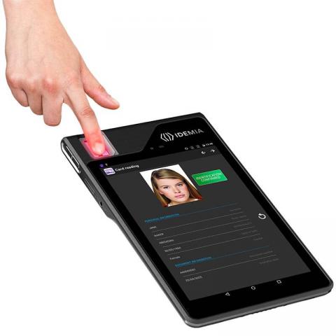 ID Screen biometric tablet IDEMIA