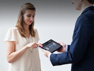 2nd generation biometric tablet: MorphoTablet™ 2