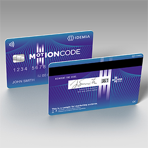 MOTION CODE: dynamic payment card