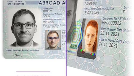 Color ID portrait in a DOVID Color ID portrait in a DOVID