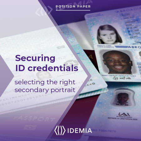 [Position Paper] Securing ID credentials selecting the right secondary portrait