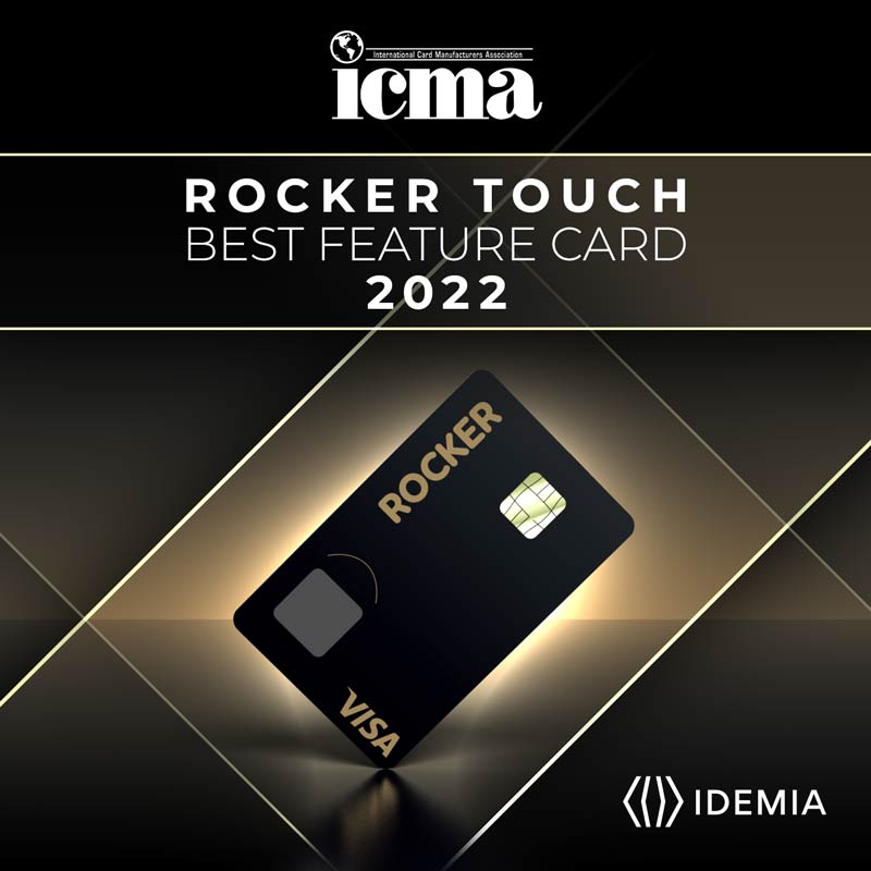 Rocker Touch Best Feature Card IDEMIA
