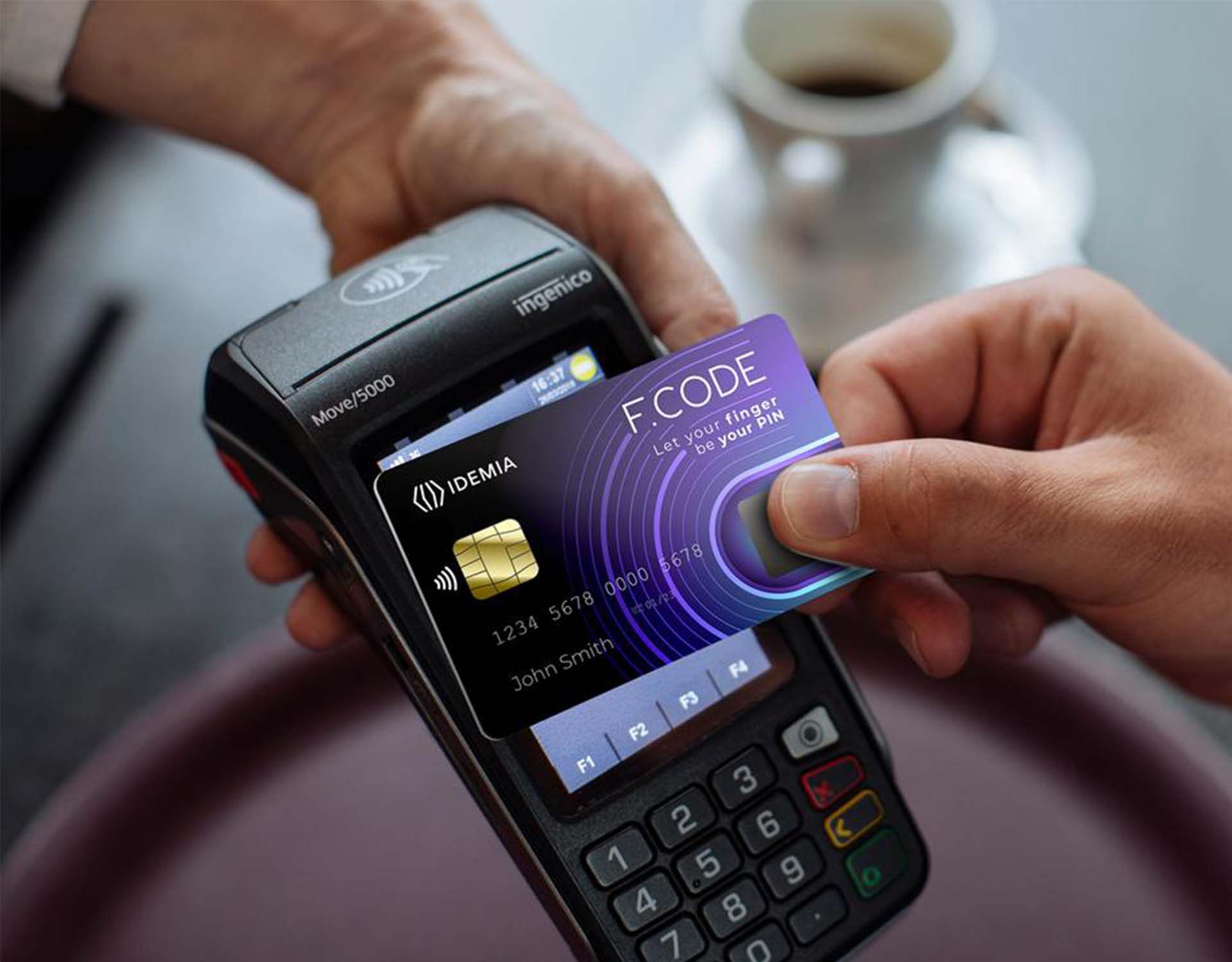 The convenience and security of biometric cards IDEMIA