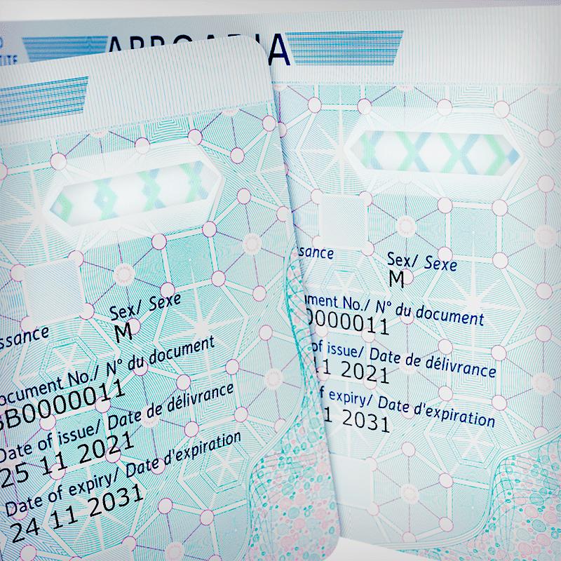 Flow Print Optically variable security feature for ID documents IDEMIA