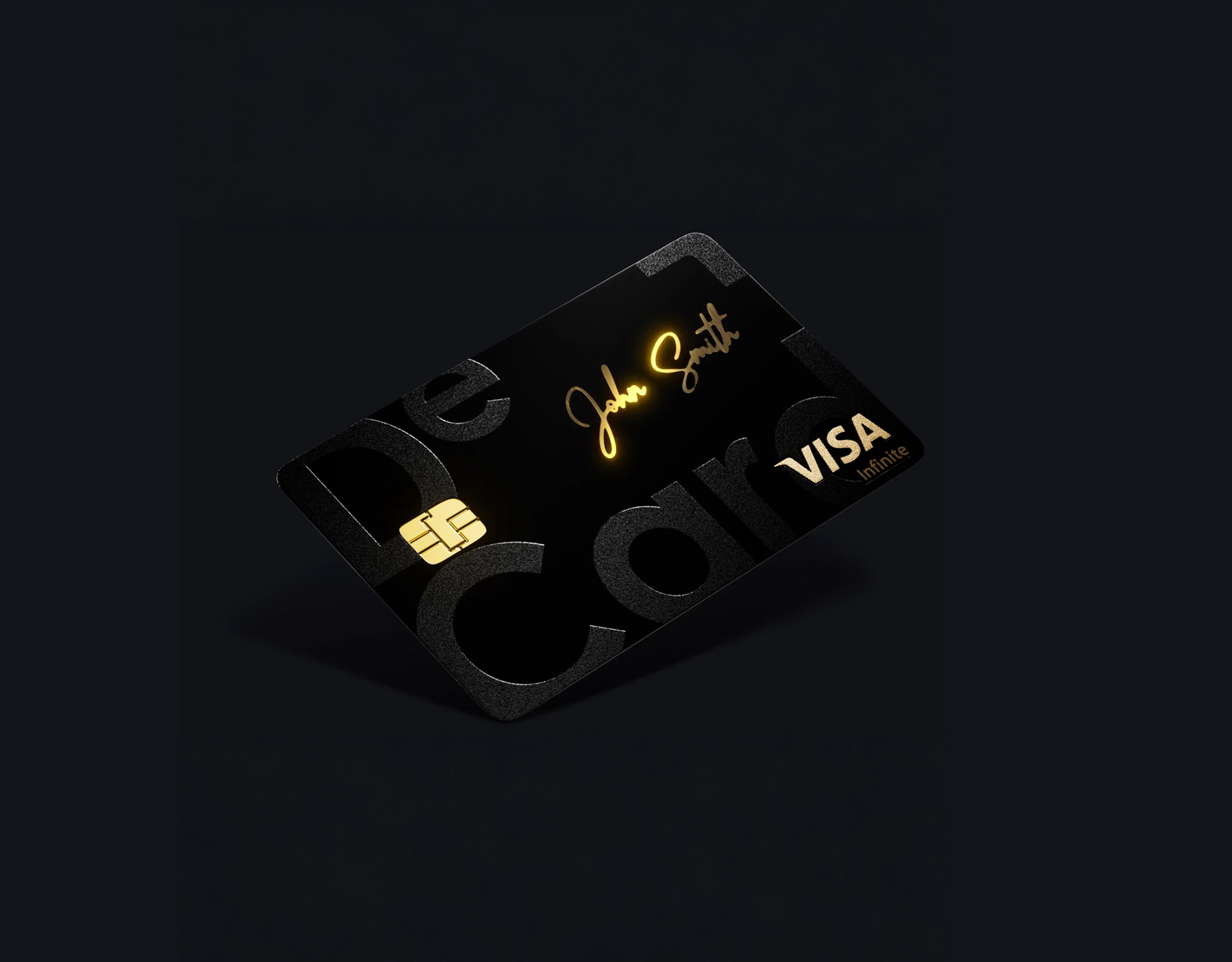 DeCard Luminaries Metal Card for Crypto Users | IDEMIA